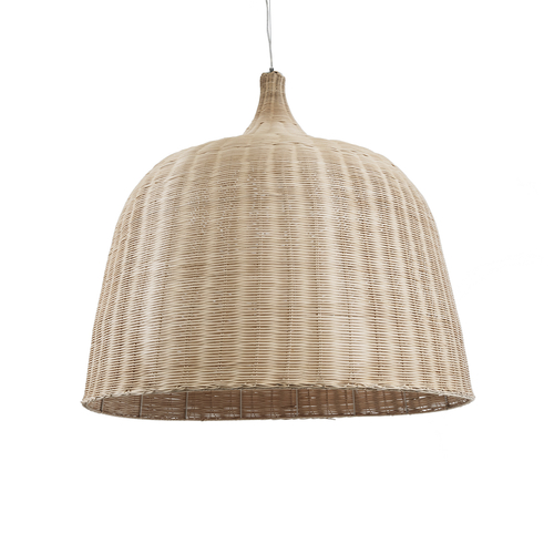 GLOBOSTAR® BAHAMAS 01570 Boho Κρεμαστό Φωτιστικό Οροφής με Ντουί 1 x E27 AC 220-240V IP20 - Μπεζ - Μ90 x Π90 x Y70cm