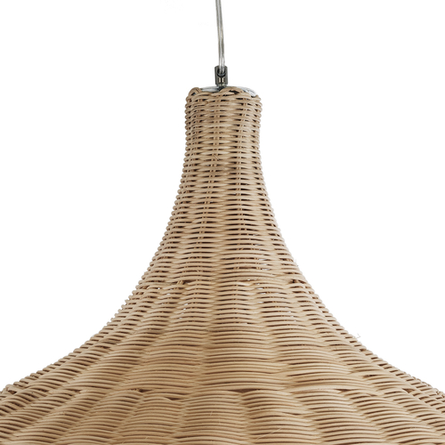 GLOBOSTAR® BAHAMAS 01570 Boho Κρεμαστό Φωτιστικό Οροφής με Ντουί 1 x E27 AC 220-240V IP20 - Μπεζ - Μ90 x Π90 x Y70cm