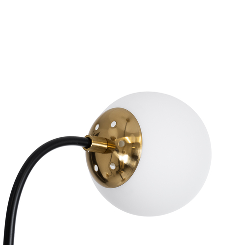 GLOBOSTAR® STARDUST 01649 Vintage Φωτιστικό Οροφής με Ντουί 8 x E27 AC 220-240V IP20 - Μαύρο & Χρυσό - Μ75 x Π75 x Υ100cm