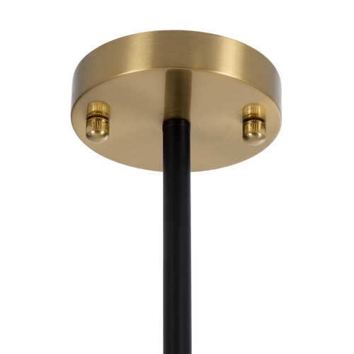 GLOBOSTAR® STARDUST 01649 Vintage Φωτιστικό Οροφής με Ντουί 8 x E27 AC 220-240V IP20 - Μαύρο & Χρυσό - Μ75 x Π75 x Υ100cm