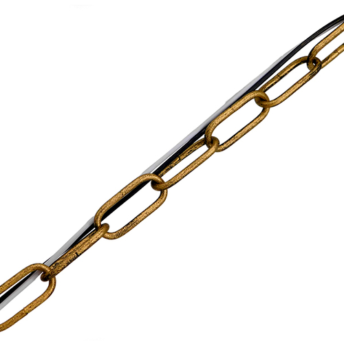 GLOBOSTAR® ETOILE 00987 Vintage Κρεμαστό Φωτιστικό Οροφής με Ντουί 1 x E27 AC 220-240V IP20 - Μπρούτζινο Εφέ Σκουριάς & Μελί - Μ28 x Π28 x Y38cm