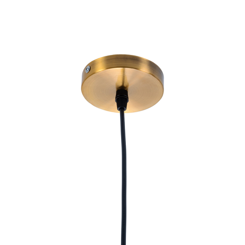 GLOBOSTAR® SEGRETO 01452 Vintage Κρεμαστό Φωτιστικό Οροφής με Ντουί 1 x E27 AC 220-240V IP20 - Μπλε & Χρυσό - Μ14 x Π14 x Υ18cm