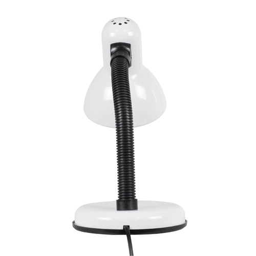 GLOBOSTAR® STUDENT 01531 Μοντέρνο Επιτραπέζιο Φωτιστικό Πορτατίφ με Ντουί 1 x E27 AC 220-240V IP20 - Λευκό - Μ12 x Π12 x Υ32cm