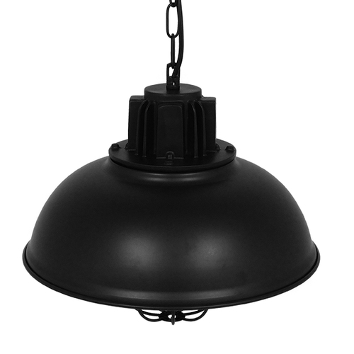 GLOBOSTAR® HARROW 01571 Vintage Κρεμαστό Φωτιστικό Οροφής με Ντουί 1 x E27 AC 220-240V IP20 - Μαύρο - Μ33 x Π33 x Υ32cm