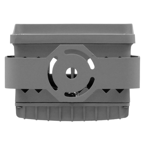 GLOBOSTAR® FLOODXENA 05026 Προβολέας Σποτ Wall Washer LED 24W 2040lm 10° AC 220-240V Αδιάβροχο IP65 Μπλε - Bridgelux SMD Chip - Γκρι Ανθρακί - Μ18 x Π13.5 x Υ18cm - 3 Χρόνια Εγγύηση