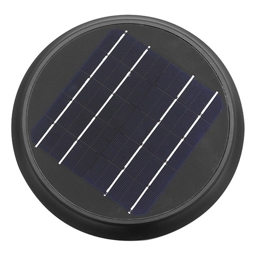 GLOBOSTAR® VEGGIE 12115 Φωτιστικό Κολωνάκι Κήπου LED 10W 500lm 120° με Ενσωματωμένο Φωτοβολταϊκό Panel 6V 2W & Επαναφορτιζόμενη Μπαταρία Li-ion 3.2V 6000mAh με Αισθητήρα Κίνησης-Ημέρας-Νύχτας Αδιάβροχο IP65 Ψυχρό Λευκό 6000K - Γκρι Ανθρακί - Μ26.5 x Π26.5 x Υ60cm - 2 Χρόνια Εγγύηση