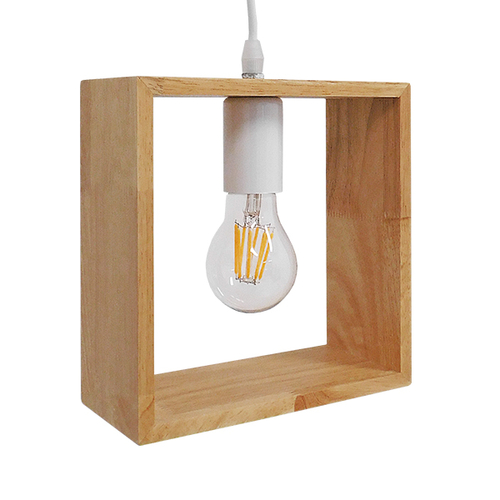 GLOBOSTAR® ELISE 01428 Μοντέρνο Κρεμαστό Φωτιστικό Οροφής με Ντουί 1 x E27 AC 220-240V IP20 - Μπεζ & Λευκό - Μ8 x Π8 x Υ23cm