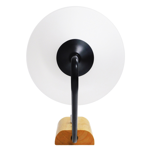 GLOBOSTAR® ALESSIA 01457 Μοντέρνο Φωτιστικό Τοίχου - Απλίκα με Ντουί 1 x E27 AC 220-240V IP20 - Μπεζ & Μαύρο - Μ18 x Π26 x Υ29cm