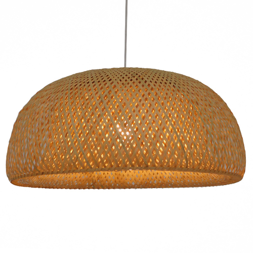 GLOBOSTAR® SAN TROPEZ 01627 Boho Κρεμαστό Φωτιστικό Οροφής με Ντουί 1 x E27 AC 220-240V IP20 - Μπεζ - Μ60 x Π60 x Υ29cm