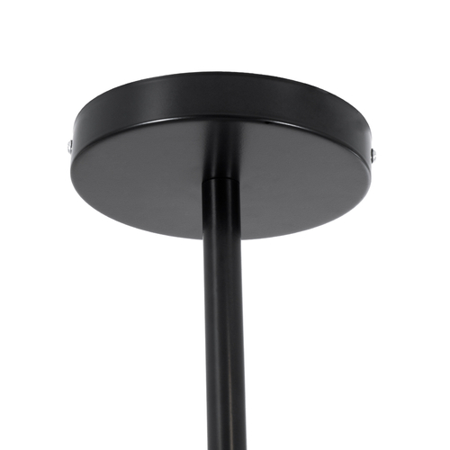 GLOBOSTAR® SENTINEL 01636 Μοντέρνο Φωτιστικό Οροφής με Ντουί 10 x E27 AC 220-240V IP20 - Μαύρο & Διάφανο - Μ105 x Π80 x Υ90cm