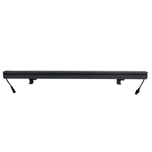 GLOBOSTAR® WASHER-MOZA 05107 Μπάρα Φωτισμού Wall Washer LED 24W 2400lm 10-30° DC 24V Αδιάβροχο IP66 RGB Dimmable - Γκρι Ανθρακί - Μ100 x Π4 x Υ5cm - 3 Χρόνια Εγγύηση