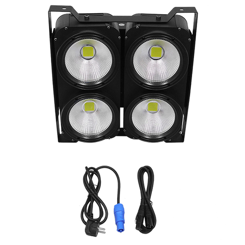 Προβολέας LED COB DMX512 Strobe Blinder Matrix Light 400 Watt (4x100w) Ψυχρό Λευκό 6000k GloboStar 51161