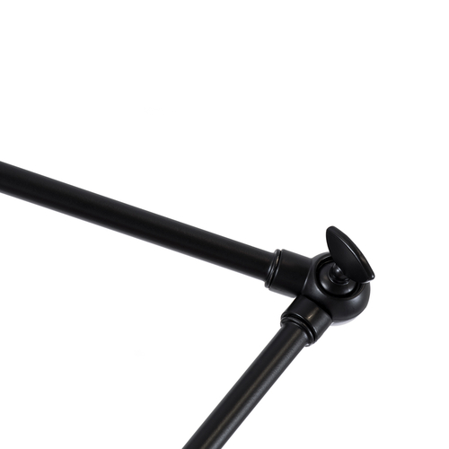 GLOBOSTAR® LOTUS 00938 Μοντέρνο Φωτιστικό Οροφής με Ντουί 1 x E27 AC 220-240V IP20 - Κόκκινο & Μαύρο - Μ30 x Π30 x Υ21cm