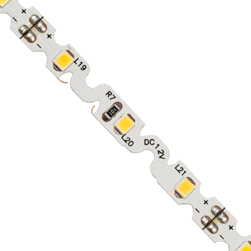 GLOBOSTAR® ZIGZAG 70042 Ταινία LED 6W/m 540lm/m 120° DC 12V IP20 60 x SMD2835 Chip/m Θερμό Λευκό 2700K Dimmable - Μ500 x Π0.6 x Υ0.1cm - Ρολό 5 Μέτρων - 5 Χρόνια Εγγύηση