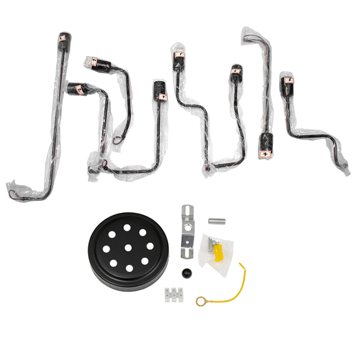 GLOBOSTAR® LIBERTA 00840 Μοντέρνο Φωτιστικό Οροφής με Ντουί 8 x E27 AC 220-240V IP20 - Μαύρο - Μ102 x Π72 x Υ10.5cm