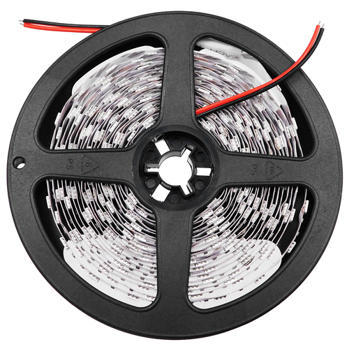 GLOBOSTAR® LUMAR 70024 Ταινία LED 14.4W/m 864lm/m 120° DC 12V IP20 60 x SMD5050 Chip/m Κόκκινο Dimmable - Μ500 x Π1 x Υ0.2cm - Ρολό 5 Μέτρων - 5 Χρόνια Εγγύηση