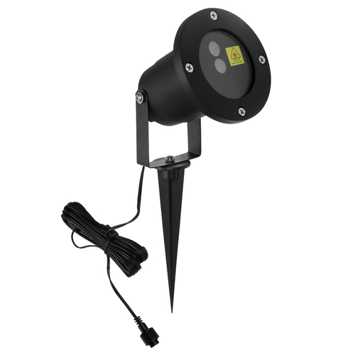 GloboStar® 75598 Προβολάκι Κήπου Καρφωτό - Δαπέδου Laser 30W 60° AC 230V Αδιάβροχο IP67 με Ασύρματο Χειριστήριο RF 2.4Ghz Πράσινο - Κόκκινο