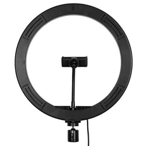 GloboStar® 75802 Professional Digital Ring Light Φ30cm LED SMD 40W 4000lm 180° DC 5V με Καλώδιο Τροφοδοσίας USB - Ενσωματωμένο Χειριστήριο Εναλλαγής Χρωμάτων & 1 Βάση Τηλεφώνου - Πολύχρωμο RGBW+WW Dimmable