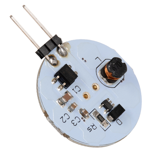 GLOBOSTAR® G4SIDE 76100 Λάμπα G4 LED 4.5W 450lm 120° DC 12-24V IP20 Ψυχρό Λευκό 6000K Dimmable - Sanan SMD Chip - Side Pin - Μ3 x Π3 x Υ0.8cm - 2 Χρόνια Εγγύηση