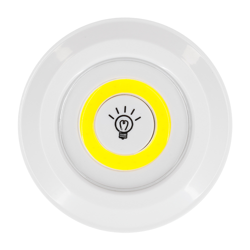 GloboStar® 79044 Φωτιστικά Νυκτός Μπαταρίας LED COB 6W 600lm με Timer & Ασύρματο Χειριστήριο RF - ΣΕΤ 3 Τεμαχίων Ψυχρό Λευκό 6000K