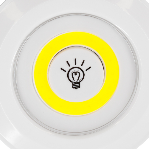 GloboStar® 79044 Φωτιστικά Νυκτός Μπαταρίας LED COB 6W 600lm με Timer & Ασύρματο Χειριστήριο RF - ΣΕΤ 3 Τεμαχίων Ψυχρό Λευκό 6000K