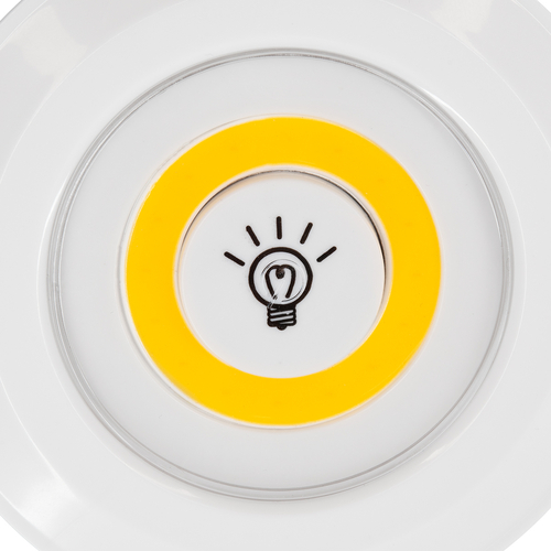 GLOBOSTAR® NEONSIGN 78575 Διακοσμητικό Φωτιστικό Τοίχου Νυκτός με RF Ασύρματο Χειριστήριο LED 2W 180lm 120° DC 3.6V με 3xAA Μπαταρίες IP20 Θερμό Λευκό 2700K Dimmable - Μ9 x Π2.3 x Υ9cm - Πακέτο 3 Τεμαχίων - 2 Χρόνια Εγγύηση