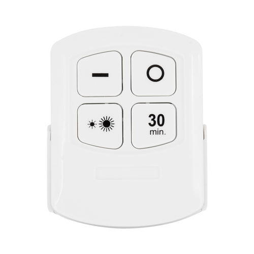 GLOBOSTAR® NEONSIGN 78575 Διακοσμητικό Φωτιστικό Τοίχου Νυκτός με RF Ασύρματο Χειριστήριο LED 2W 180lm 120° DC 3.6V με 3xAA Μπαταρίες IP20 Θερμό Λευκό 2700K Dimmable - Μ9 x Π2.3 x Υ9cm - Πακέτο 3 Τεμαχίων - 2 Χρόνια Εγγύηση