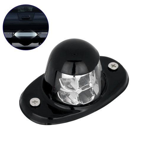 GLOBOSTAR® LICENSEPLATE 79910 Φώτα Πινακίδας Οχημάτων LED 3W 200lm 60° DC 12V Αδιάβροχο IP65 Ψυχρό Λευκό 6000Κ - Μ9 x Π4.6 x Υ5.2cm - 1 Χρόνο Εγγύηση