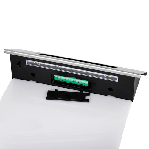 GloboStar® 71485 Αυτόνομο Ηλιακό Φωτιστικό LED SMD 1W 40lm με Ενσωματωμένη Μπαταρία 600mAh - Φωτοβολταϊκό Πάνελ με Αισθητήρα Ημέρας-Νύχτας για Αρίθμηση Διεύθυνσης Δρόμου Αδιάβροχο IP65 Ψυχρό Λευκό 6000K