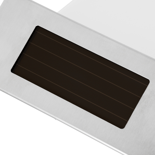 GloboStar® 71485 Αυτόνομο Ηλιακό Φωτιστικό LED SMD 1W 40lm με Ενσωματωμένη Μπαταρία 600mAh - Φωτοβολταϊκό Πάνελ με Αισθητήρα Ημέρας-Νύχτας για Αρίθμηση Διεύθυνσης Δρόμου Αδιάβροχο IP65 Ψυχρό Λευκό 6000K