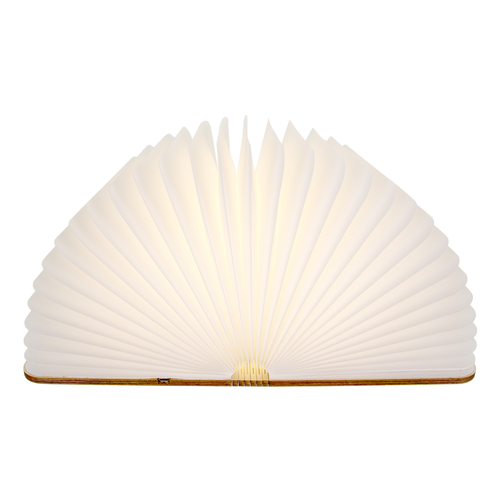 GLOBOSTAR® BOOKDECO 79635 Μοντέρνο Επιτραπέζιο Φωτιστικό Πορτατίφ LED 4W 350lm 180° DC 5V με USB 2.0 & Επαναφορτιζόμενη Μπαταρία Li-ion 3.2V 1000mAh IP20 Θερμό Λευκό 2700K - Μπεζ - Μ21.5 x Π16.5 x Υ2.2cm - 2 Χρόνια Εγγύηση