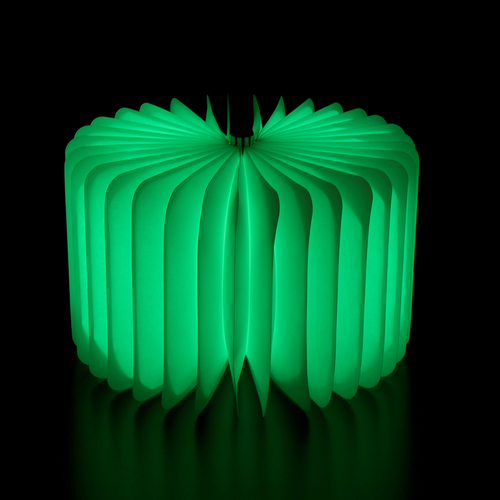 GLOBOSTAR® BOOKDECO 79636 Μοντέρνο Επιτραπέζιο Φωτιστικό Πορτατίφ LED 4W 250lm 180° DC 5V με USB 2.0 & Επαναφορτιζόμενη Μπαταρία Li-ion 3.2V 1000mAh IP20 Πολύχρωμο RGB - Μπεζ - Μ21.5 x Π16.5 x Υ2.2cm - 2 Χρόνια Εγγύηση