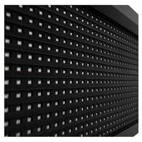 GLOBOSTAR® DISPLAY 90281 Κυλιόμενη Ψηφιακή Επιγραφή 160x32cm P10 Μονής Όψης LED AC 220-240V Αδιάβροχο IP65 Κόκκινο - WiFi Control μέσω FK APP - Αισθητήρας Θερμοκρασίας & Υγρασίας - Μ168 x Π9 x Υ40cm - 2 Χρόνια Εγγύηση