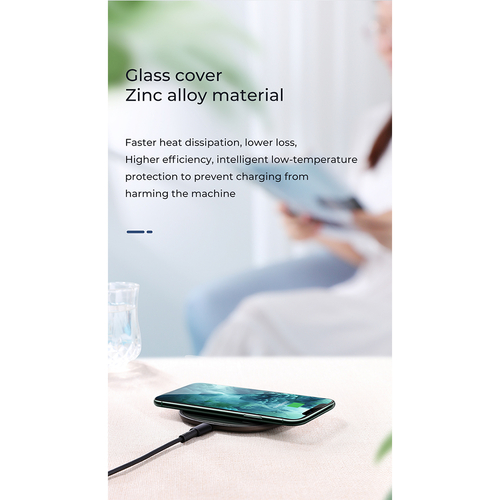 GloboStar® 87181 JOYROOM Originals JR-A23 Τετράγωνη Μαγνητική Βάση Κινητού Ασύρματη Φόρτιση MagSafe Max 15W Wireless Charging Pad (Qi) Σταθερή με Αυτοκόλλητη Ταινία Λευκό