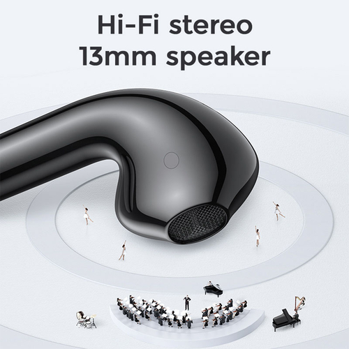 GloboStar® 87055 JOYROOM Originals JR-T13 Bilateral TWS Earphones με Θήκη Φόρτισης True Wireless Bluetooth V5.0 Binaural Συμβατό με iOS & Android Μαύρο