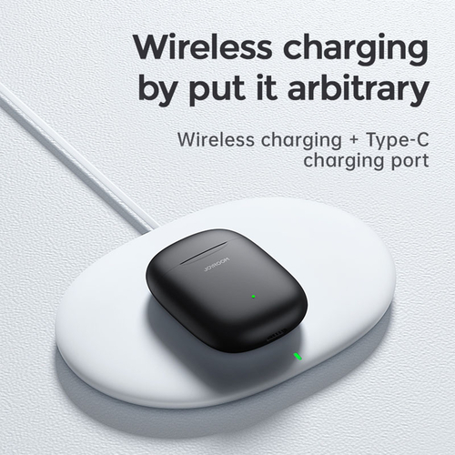 GloboStar® 87055 JOYROOM Originals JR-T13 Bilateral TWS Earphones με Θήκη Φόρτισης True Wireless Bluetooth V5.0 Binaural Συμβατό με iOS & Android Μαύρο