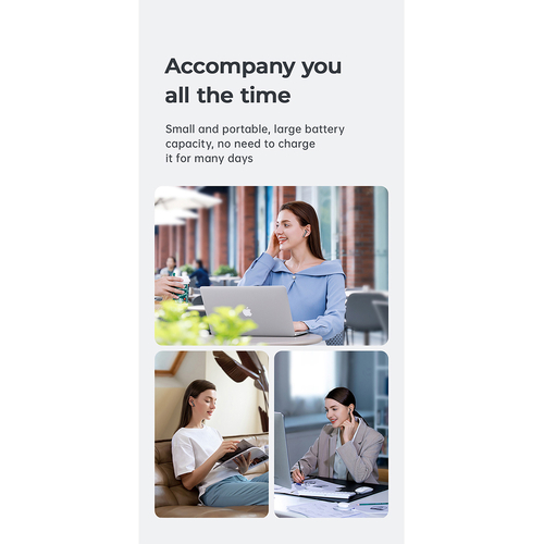 GloboStar® 87055 JOYROOM Originals JR-T13 Bilateral TWS Earphones με Θήκη Φόρτισης True Wireless Bluetooth V5.0 Binaural Συμβατό με iOS & Android Μαύρο