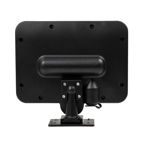 GLOBOSTAR® ZETA 71458 Προβολέας με Ανιχνευτή PIR / Αισθητήρα Κίνησης LED 20W 1000lm 120° DC 5V με Φωτοβολταϊκό Panel 5V 1W & Επαναφορτιζόμενη Μπαταρία Li-ion 3.2V 2400mAh Αδιάβροχο IP65 Ψυχρό Λευκό 6000K - Sanan SMD Chip - Μαύρο - Μ15 x Π3.5 x Υ13cm - 2 Χρόνια Εγγύηση