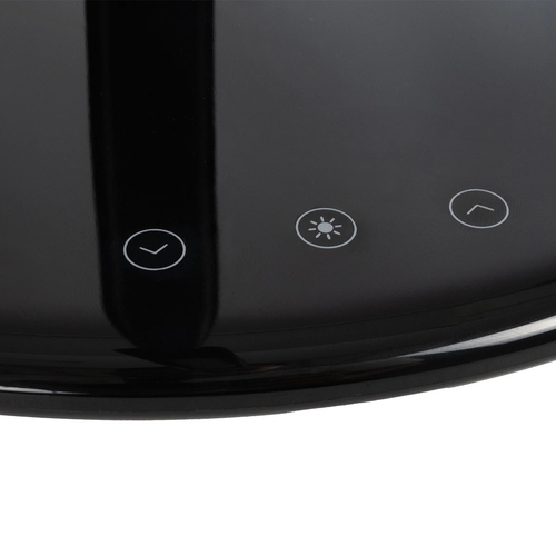 GLOBOSTAR® ONO 76533 Μοντέρνο Επιτραπέζιο Φωτιστικό Γραφείου με Ασύρματη Φόρτιση 10W 2A LED 3.5W 350lm 120° DC 5V με USB-C IP20 Ρυθμιζόμενο Λευκό CCT με Αφή 2700K/4500K/6000K Dimmable - Sanan SMD Chip - Μαύρο - Μ18 x Π12 x Υ36cm - 2 Χρόνια Εγγύηση