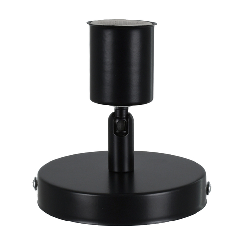 GLOBOSTAR® SARA 00843 Μοντέρνο Φωτιστικό Οροφής με Ντουί 1 x E27 AC 220-240V IP20 - Μαύρο - Μ10 x Π10 x Υ10.3cm