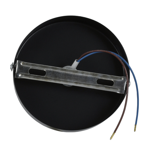 GLOBOSTAR® SARA 00843 Μοντέρνο Φωτιστικό Οροφής με Ντουί 1 x E27 AC 220-240V IP20 - Μαύρο - Μ10 x Π10 x Υ10.3cm