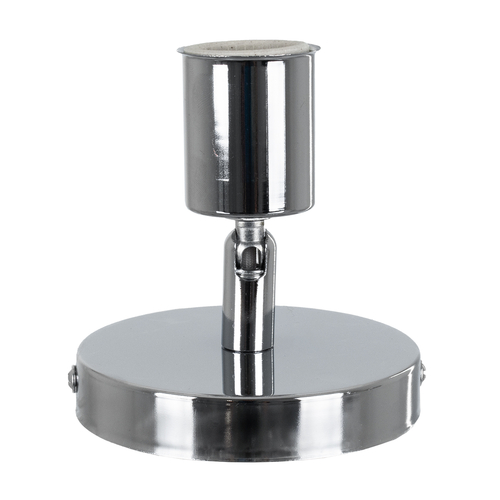 GLOBOSTAR® SARA 00844 Μοντέρνο Φωτιστικό Οροφής με Ντουί 1 x E27 AC 220-240V IP20 - Ασημί - Μ10 x Π10 x Υ10.3cm