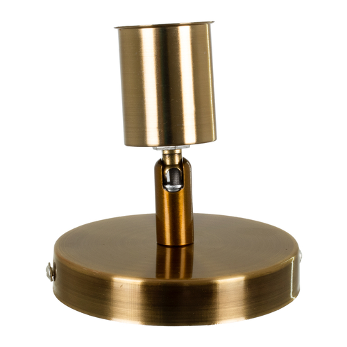 GLOBOSTAR® SARA 00846 Μοντέρνο Φωτιστικό Οροφής με Ντουί 1 x E27 AC 220-240V IP20 - Μπρούτζινο & Χρυσό - Μ10 x Π10 x Υ10.3cm