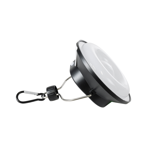 GLOBOSTAR® SOLARLAMP 71487 Λάμπα LED 15W 1500lm 180° DC 5V Powerbank με φορτιστή USB, Φωτοβολταϊκό Panel 5V 1W & Επαναφορτιζόμενη Μπαταρία Li-ion 3.2V 1700mAh IP20 Ψυχρό Λευκό 6000K - Μ12 x Π12 x Υ5cm - 2 Χρόνια Εγγύηση