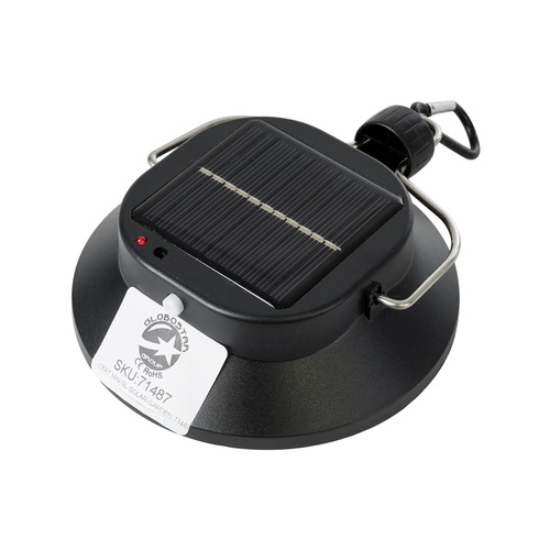 GLOBOSTAR® SOLARLAMP 71487 Λάμπα LED 15W 1500lm 180° DC 5V Powerbank με φορτιστή USB, Φωτοβολταϊκό Panel 5V 1W & Επαναφορτιζόμενη Μπαταρία Li-ion 3.2V 1700mAh IP20 Ψυχρό Λευκό 6000K - Μ12 x Π12 x Υ5cm - 2 Χρόνια Εγγύηση