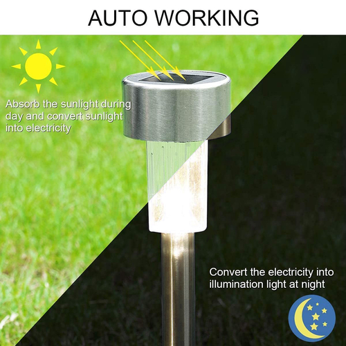 GLOBOSTAR® SOLARDECOR 71521 Διακοσμητικό Φωτιστικό με Βάση Κήπου / Καρφωτό LED 1W 40lm 180° DC 5V με Φωτοβολταϊκό Panel 5V 0.1W & Επαναφορτιζόμενη Μπαταρία Li-ion 3.2V 600mAh Αδιάβροχο IP65 Θερμό Λευκό 2700K - Μ4.7 x Π4.7 x Υ19.5cm - 2 Χρόνια Εγγύηση