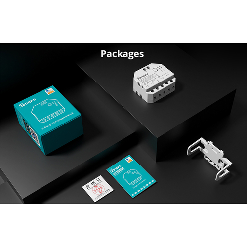 GloboStar® 80006 SONOFF DUALR3 - Wi-Fi Smart Switch Two Way Dual Relay & Power Measuring - 2 Output Channel