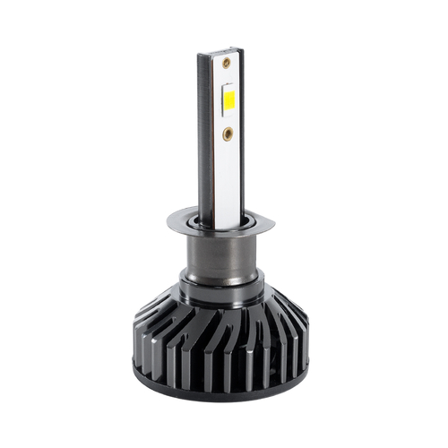 GLOBOSTAR® LEDKITF2 82020 Λάμπα H1 CANbus LED 30W/60W 3500lm/7000lm 360° DC 12-24V Αδιάβροχο IP65 Ψυχρό Λευκό 6000K - CREE COB Chip - Μ4 x Π4 x Υ7cm - Πακέτο 2 Τεμαχίων - 2 Χρόνια Εγγύηση