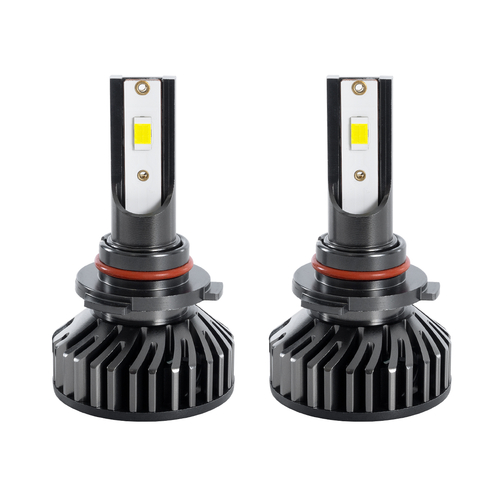 GLOBOSTAR® LEDKITF2 82029 Λάμπα HB3 9005 CANbus LED 30W/60W 3500lm/7000lm 360° DC 12-24V Αδιάβροχο IP65 Ψυχρό Λευκό 6000K - CREE COB Chip - Μ4 x Π4 x Υ6.6cm - Πακέτο 2 Τεμαχίων - 2 Χρόνια Εγγύηση