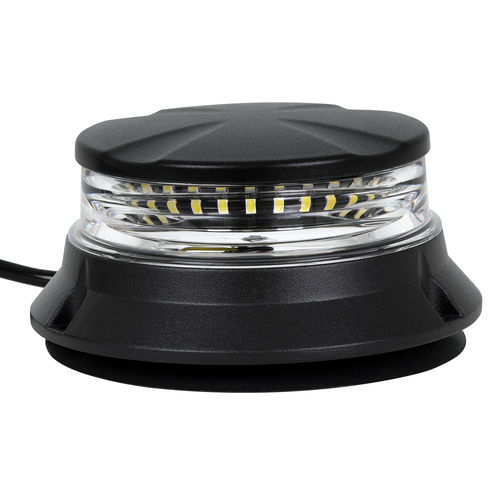 GloboStar® 85172 PRO Series Φάρος Σήμανσης Οχήματος Ασθενοφόρου για Αυτοκίνητα & Φορτηγά 6 Προγραμμάτων Φωτισμού STROBE LED SMD 3030 48W DC 10-30V Αδιάβροχος IP66 Ψυχρό Λευκό 6000K